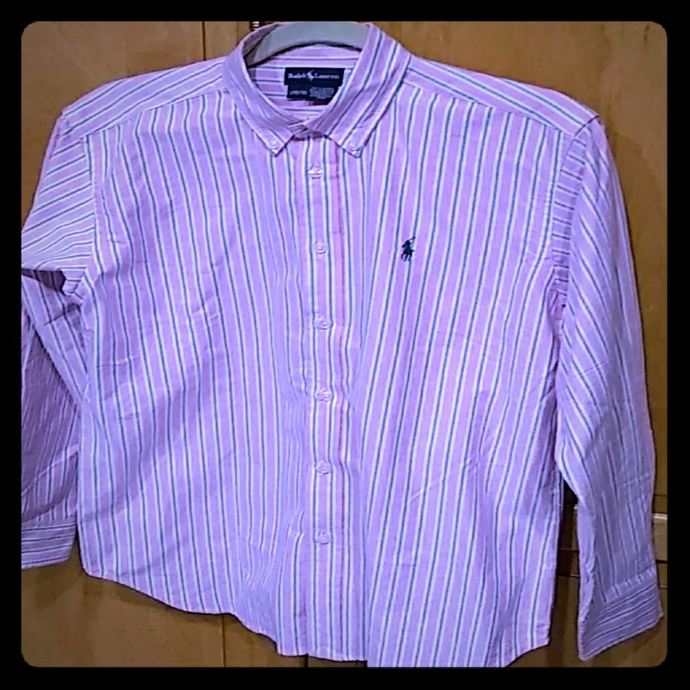 Boys Ralph Lauren shirt youth size 16-18
